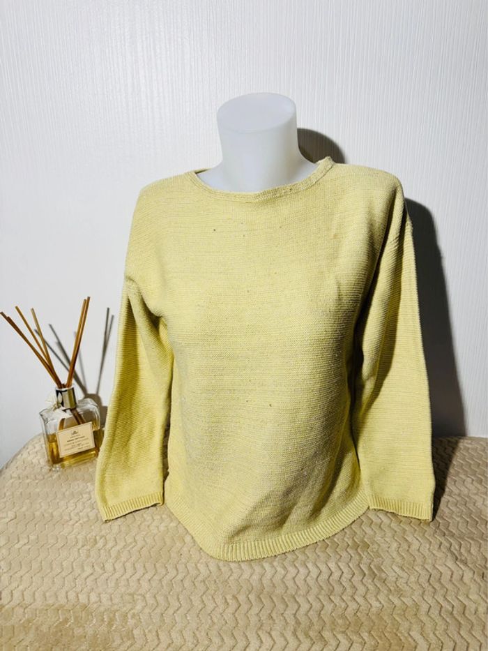 💛 Pull jaune clair doux et chic 1.2.3 Paris #PullHiver