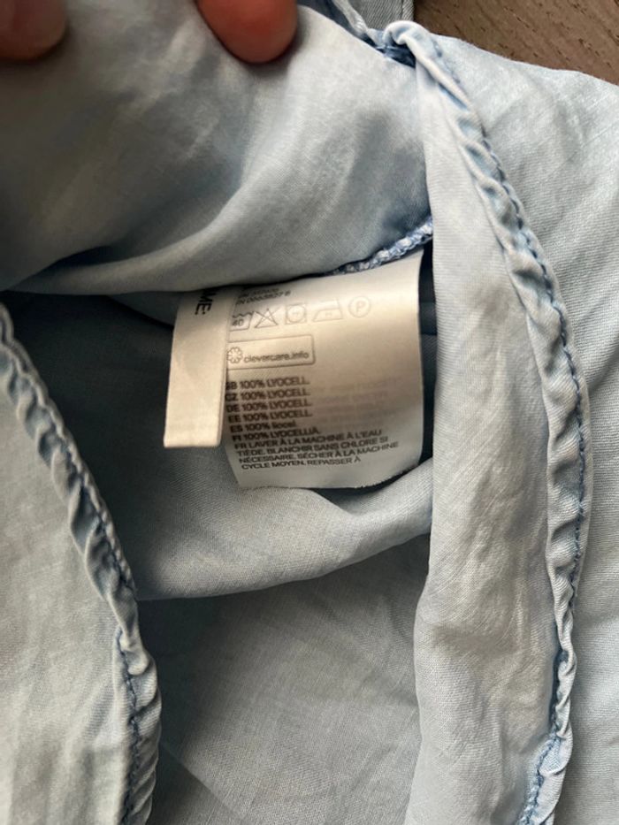 Chemise fine H&m 12 ans Bleu clair - photo numéro 5