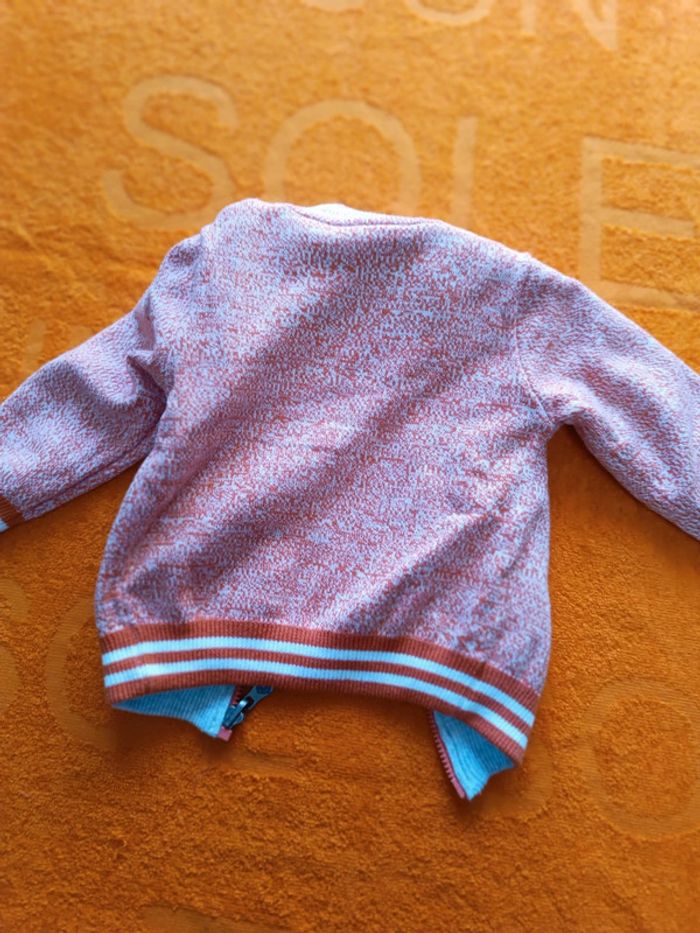 Joli gilet réversible 6 mois 68 cm - photo numéro 5