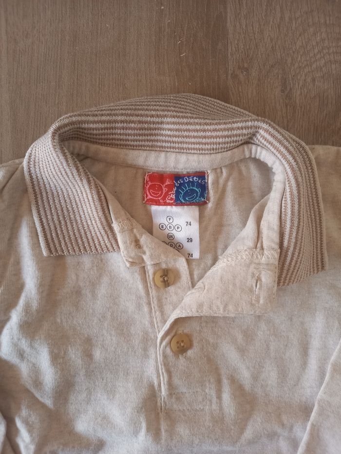 Polo ML garçon 74cm - photo numéro 2