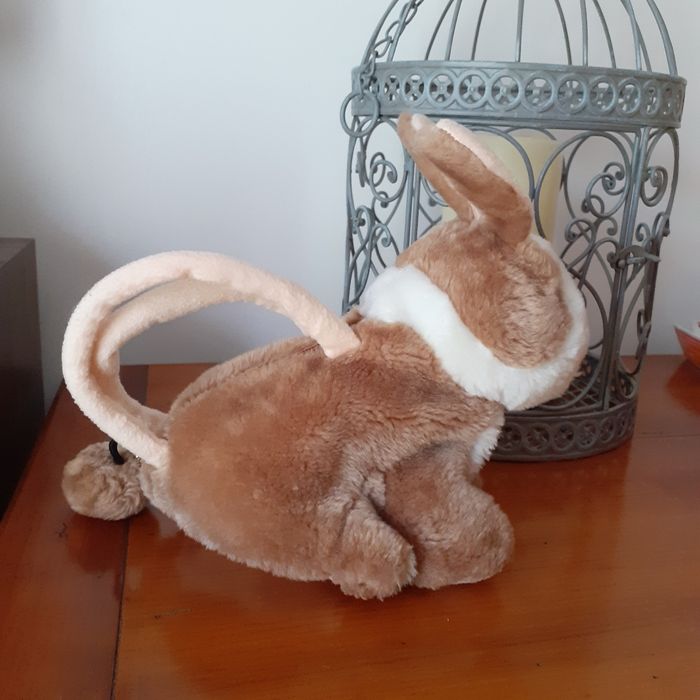 Peluche Lapinou = Petit sac zippé - photo numéro 10