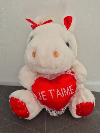 Peluche Je t'aime coeur