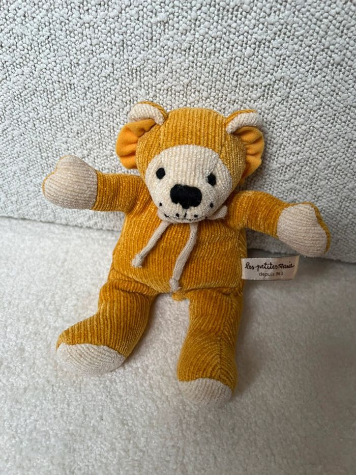 Peluche ours moutarde