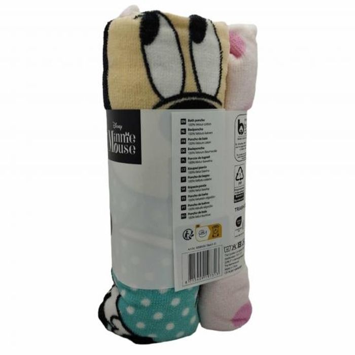 MINNIE MOUSE - Poncho Coton 60x60cm - photo numéro 3