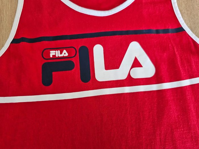 Débardeur fila rouge 12 ans - photo numéro 9