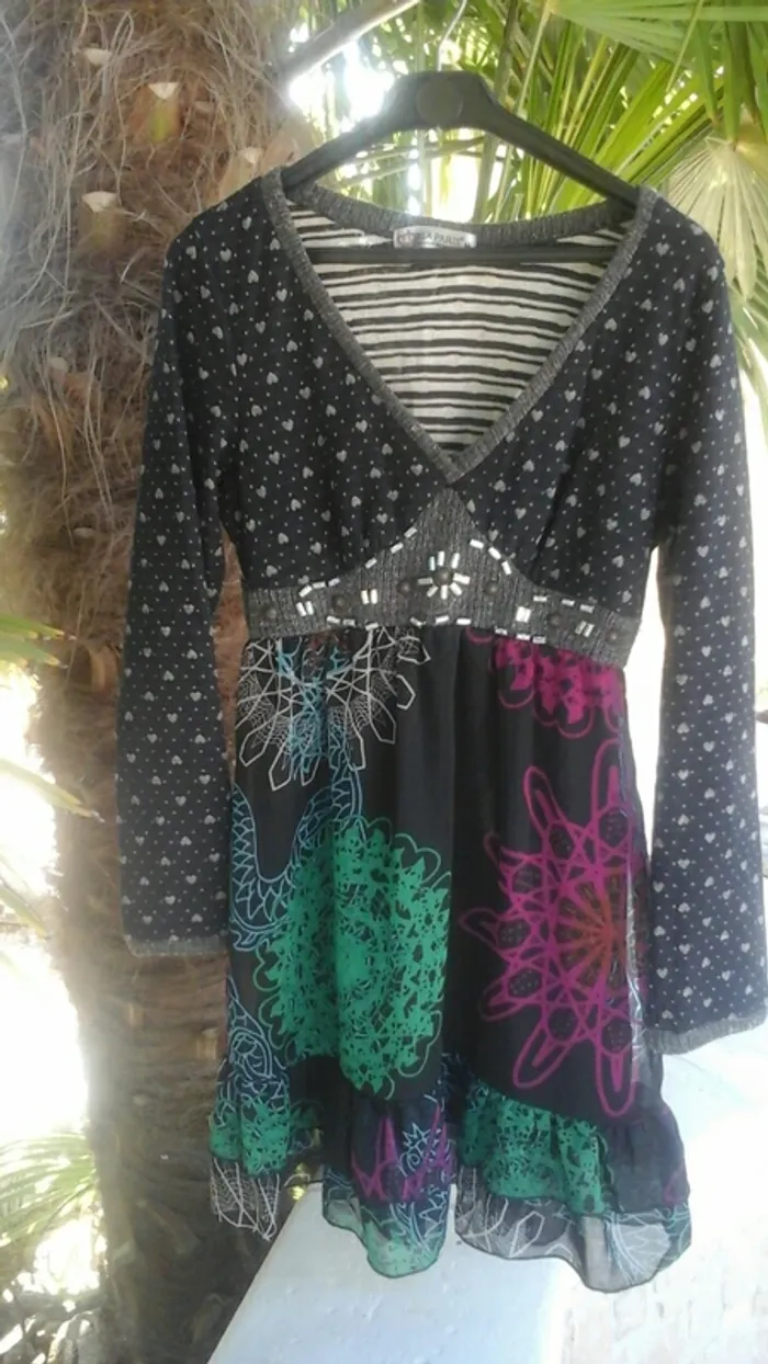 Robe bi matiere