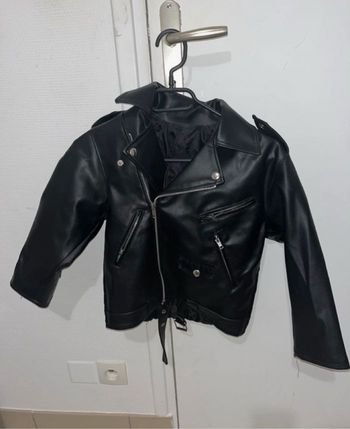Veste en cuir fille