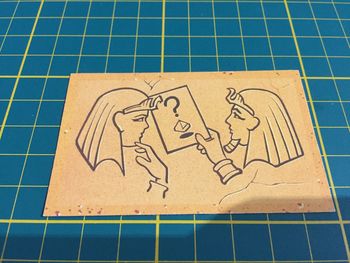 Carte mission Fata morgana pièce détachée jeu de société Ramsès II Ravensburger #A65