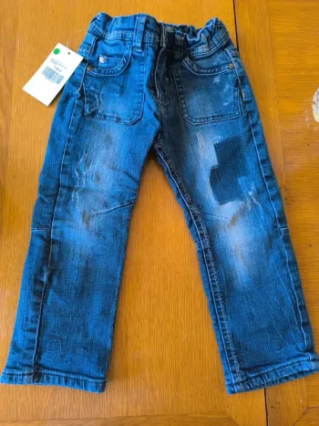 313710 jeans bleu garçon 2 ans orchestra