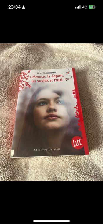 Livre l’amour , le Japon les sushi et moi de Albin Michel Jeunesse