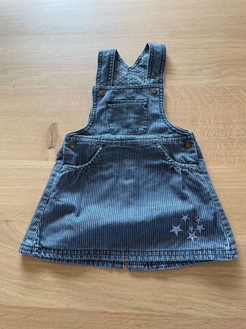 Robe salopette jeans 18 mois