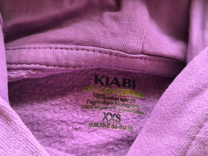 Sweet à capuche XXS Kiabi - photo numéro 2