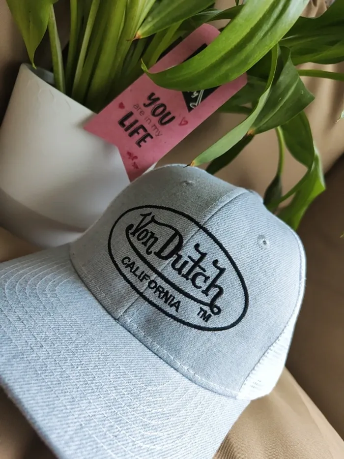 Casquette Trucker Von Dutch grise