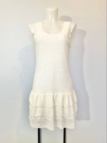 Robe crème cache cache 