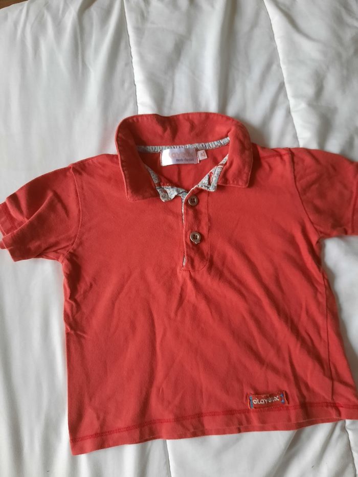 Polo rouge Clayeux 2A