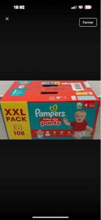 Couche Pampers
