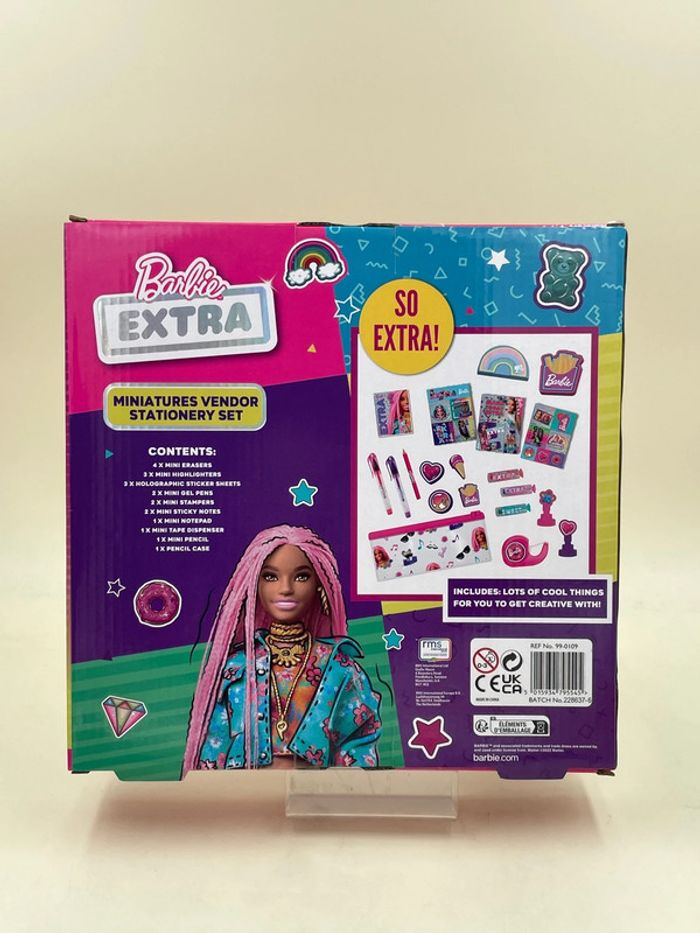 Coffret Papeteries Barbie Extra neuf - photo numéro 2