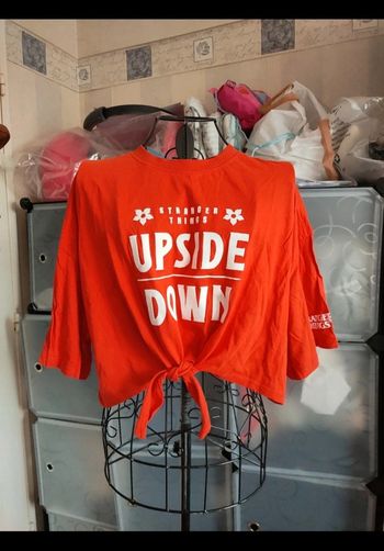 T-shirt rouge oversize
