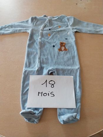 Pyjama bleu ciel manon et valentin