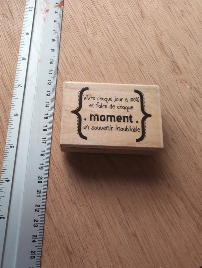 Tampon bois Florilèges design
