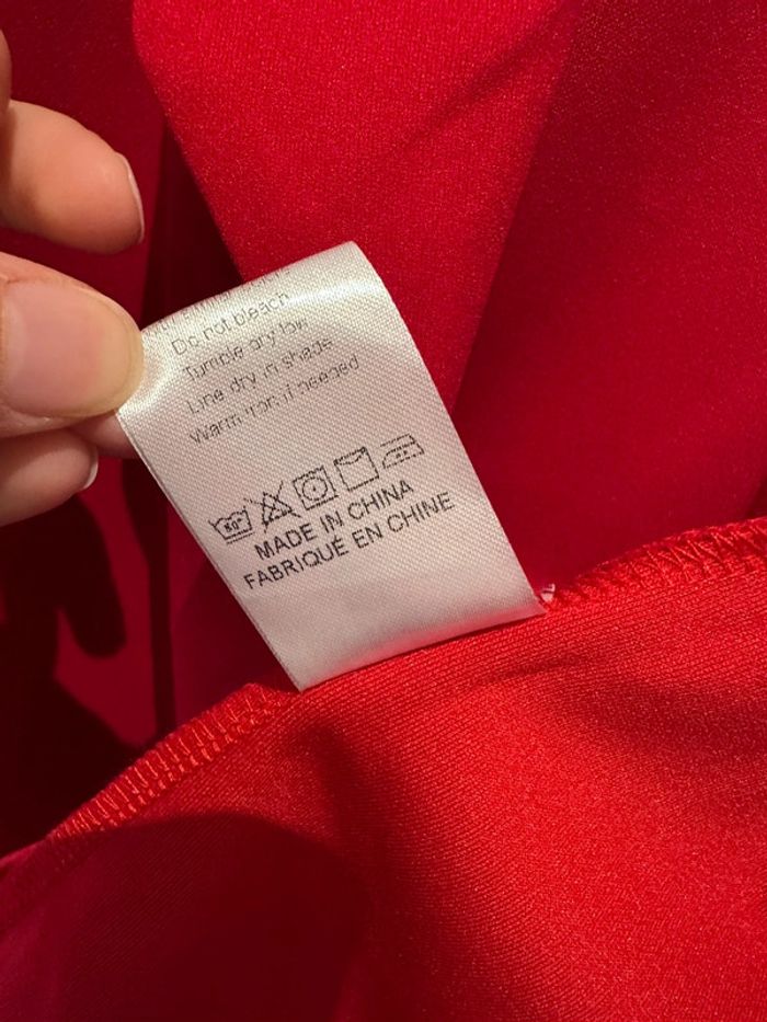 Veste blazer rouge - photo numéro 7