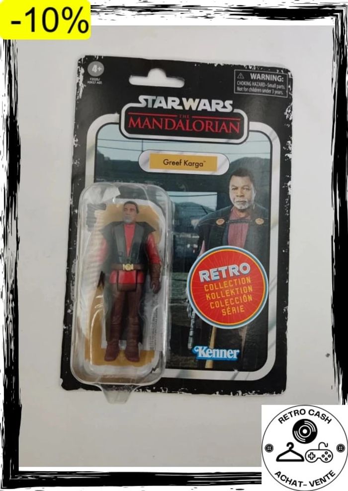 Star Wars The Mandalorian Retro Collection 3.75'' Greef Karga - photo numéro 2