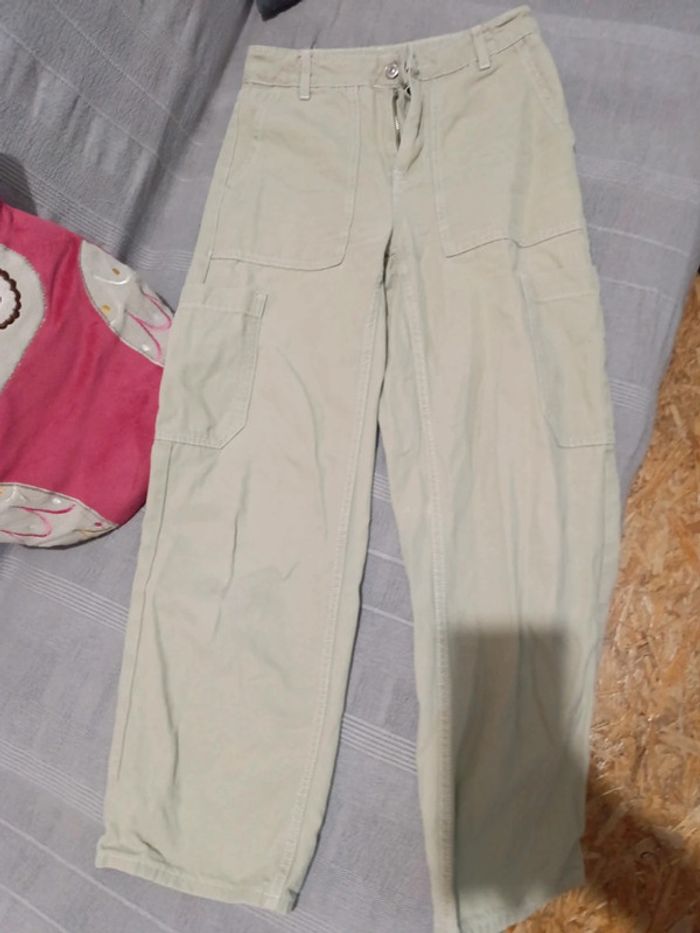 Pantalon kaki cargo taille 32 - photo numéro 2
