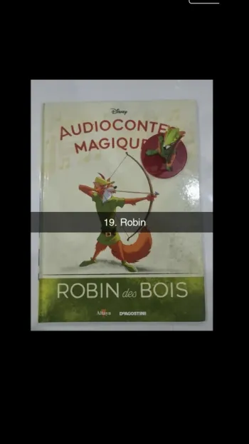 No19 audioconte Magique disney deagostini livre+figurine audio conte compte
