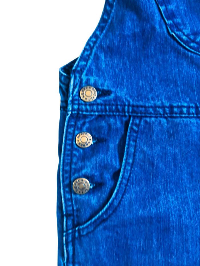 🔷Salopette longue en jean années 2000 Y2k denim dungarees overalls🔷 - photo numéro 7