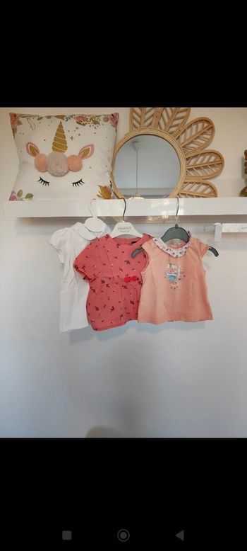Lot t-shirt sergent major 9 mois