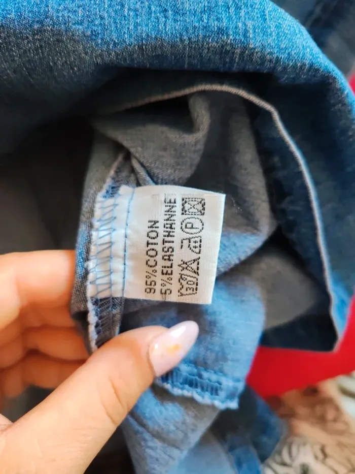 Veste effet Jean's 95%coton xxxl - photo numéro 5