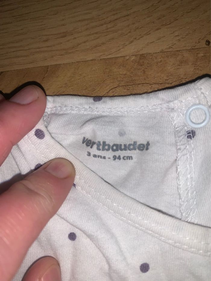 Body combo short taille 3 ans vertbaudet - photo numéro 2