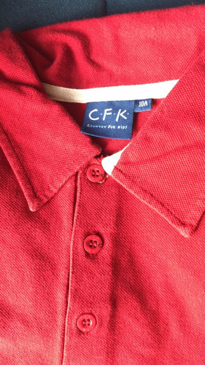CFK polo manche longue taille 10 ans - photo numéro 4
