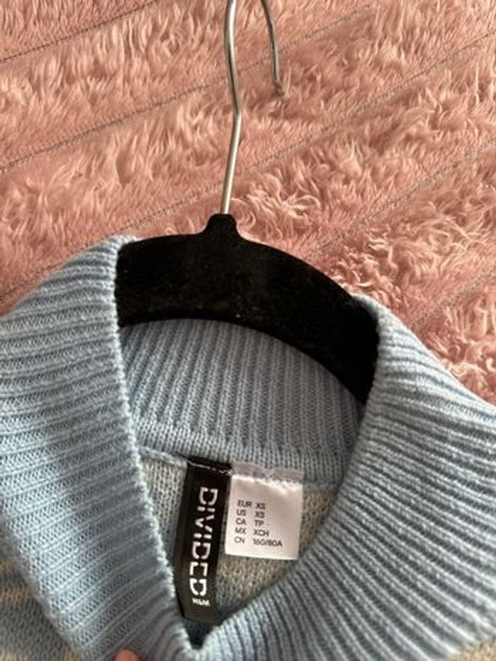 Pull bleu - H&M neuf - photo numéro 3