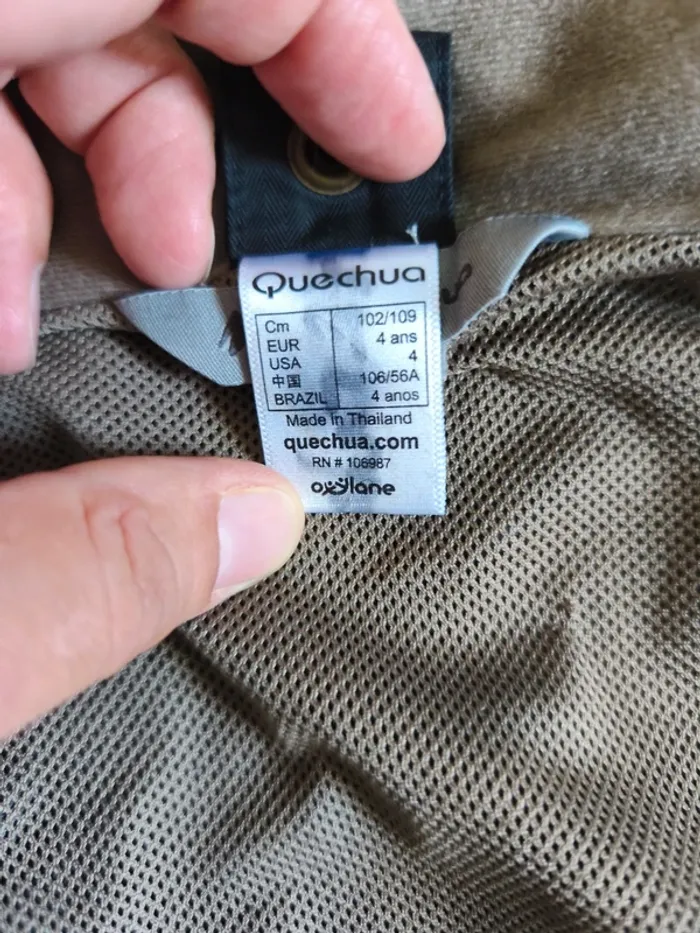Veste coupe-vent noire 4 ans - photo numéro 4