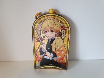 pochette porte cle demon slayer zenitsu