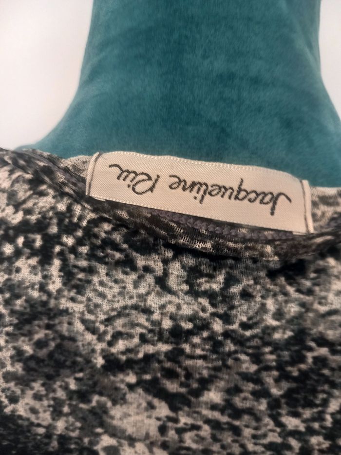 Haut habillé tacheté tons gris Jacqueline Riu - photo numéro 5