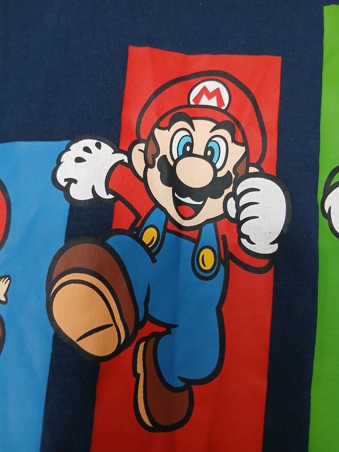 T shirt manches courtes Super Mario 10 ans - photo numéro 4