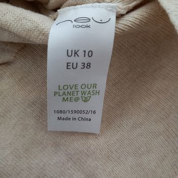 Gilet femme à manches courtes beige New Look taille 38