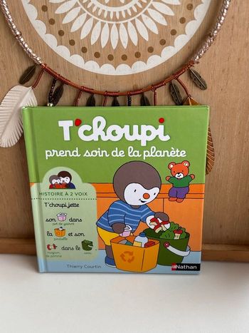 Livre tchoupi prend soin de la planète 