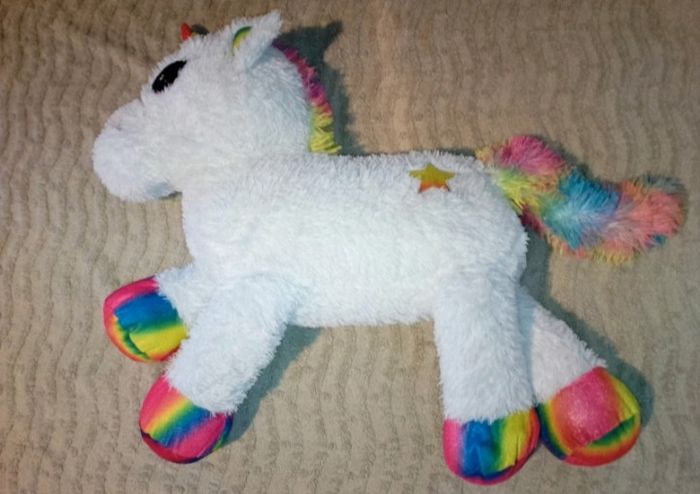Grande peluche licorne
