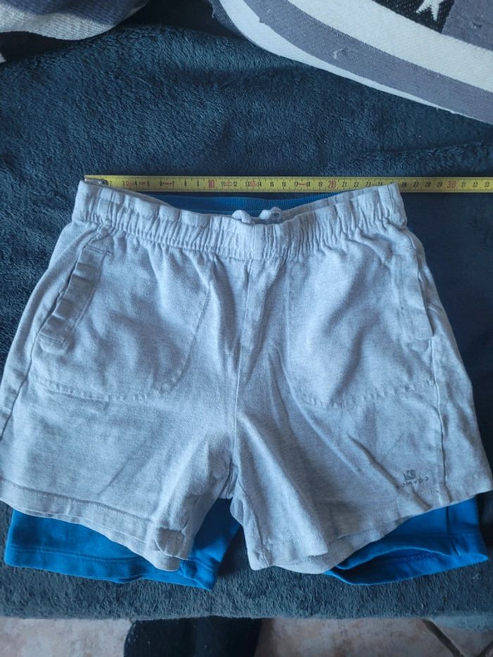 Ensemble short et t-shirt + short bleu - photo numéro 4