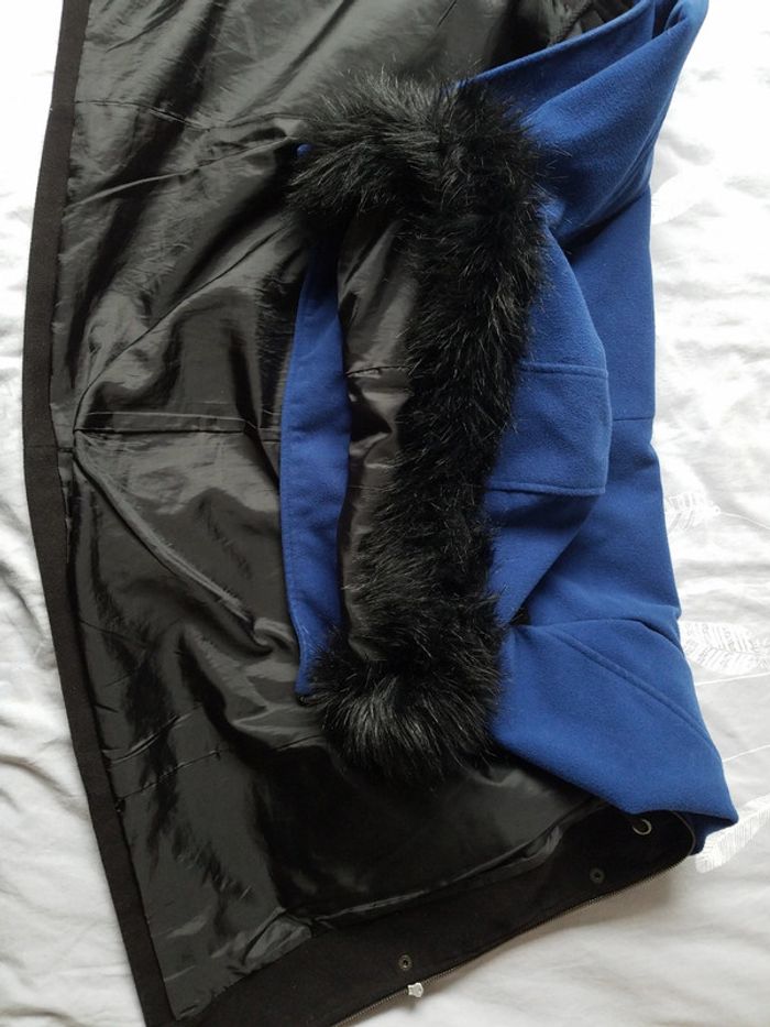 Manteau bleu/noir Cache Cache - photo numéro 7