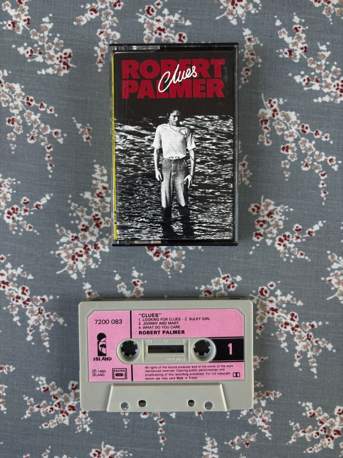 Cassette audio Robert Palmer Clues