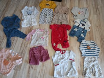 Lot 9 pyjamas velours 18M