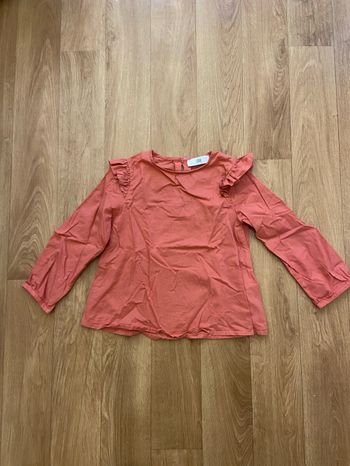 Blouse corail 4 ans