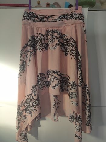 Zara jupe asymétrique fleurie XS