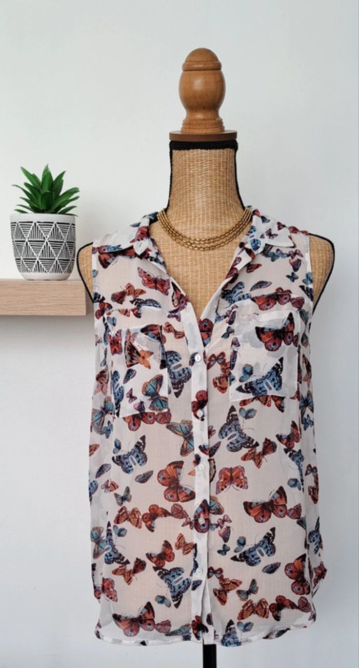 Chemisier motifs papillons Pimkie