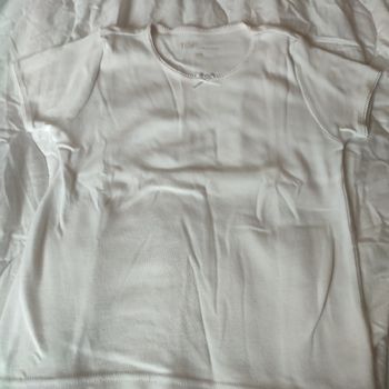 Tee-shirt blanc Tqf 6/8ans