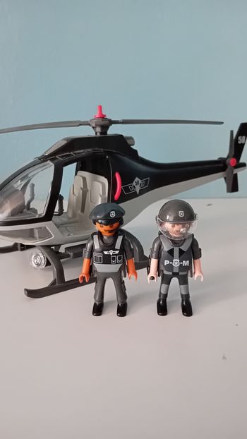 Hélicoptère playmobil police